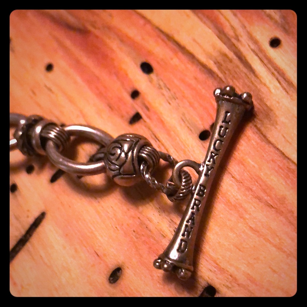 Lucky brand silver tone bracelet